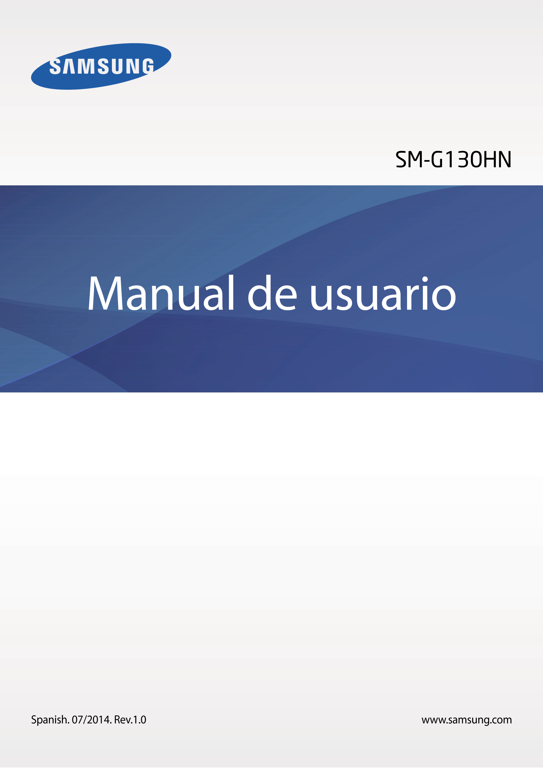 SM-G130HN
Manual de usuario
Spanish. 07/2014. Rev.1.0 www.samsung.com
