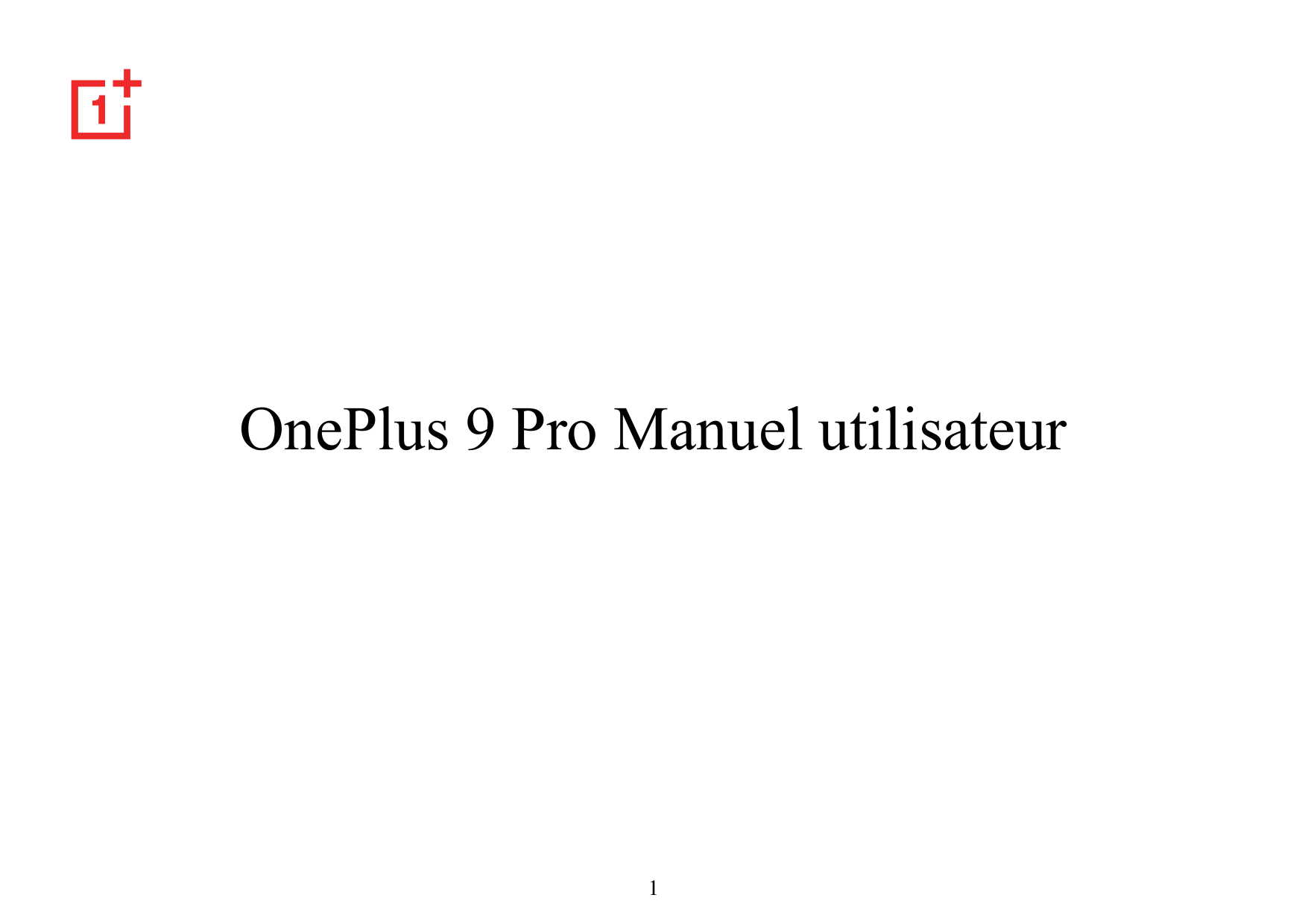 OnePlus 9 Pro Manuel utilisateur1
