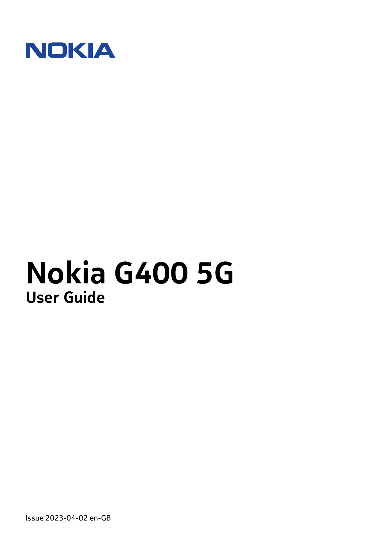 Nokia G400 5GUser GuideIssue 2023-04-02 en-GB