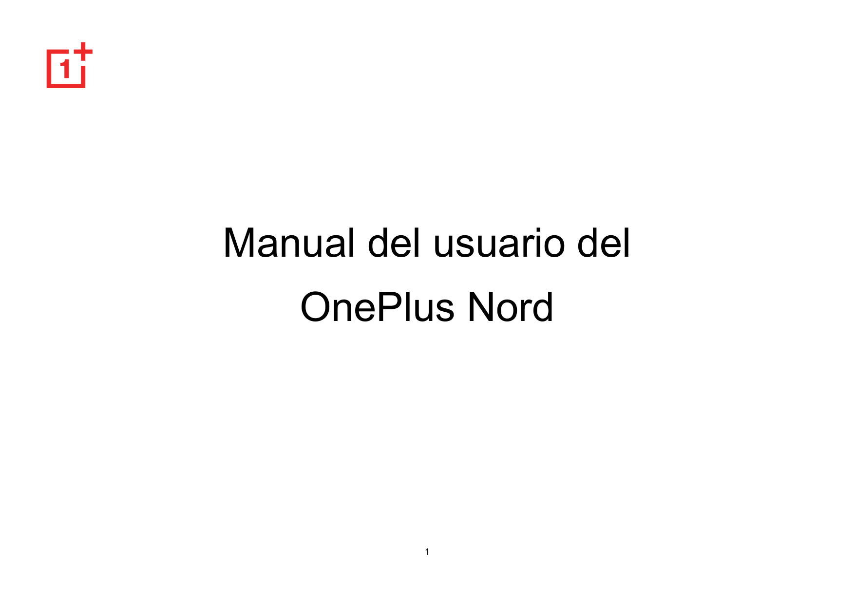 Manual del usuario delOnePlus Nord1