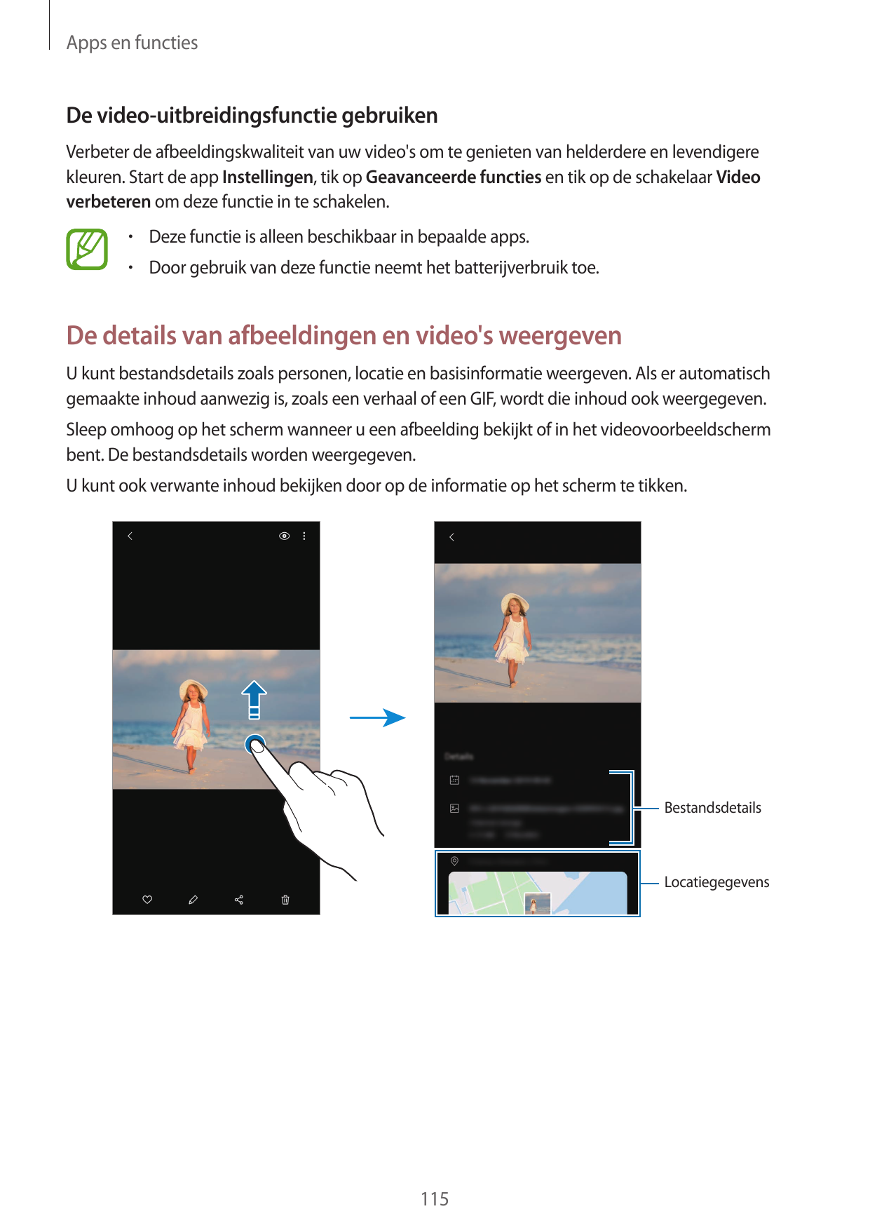 Apps en functiesDe video-uitbreidingsfunctie gebruikenVerbeter de afbeeldingskwaliteit van uw video's om te genieten van helderd