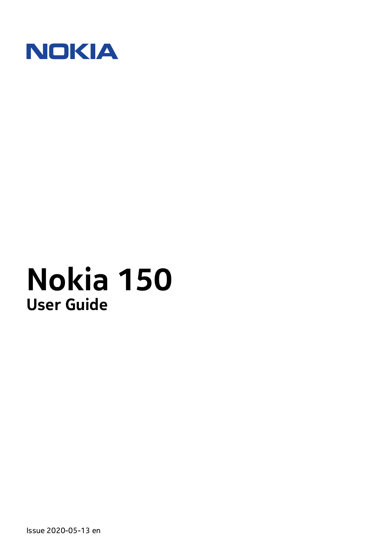 Nokia 150User GuideIssue 2020-05-13 en