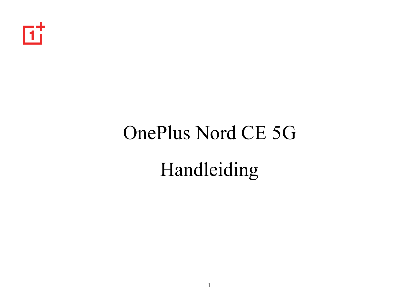 OnePlus Nord CE 5GHandleiding1