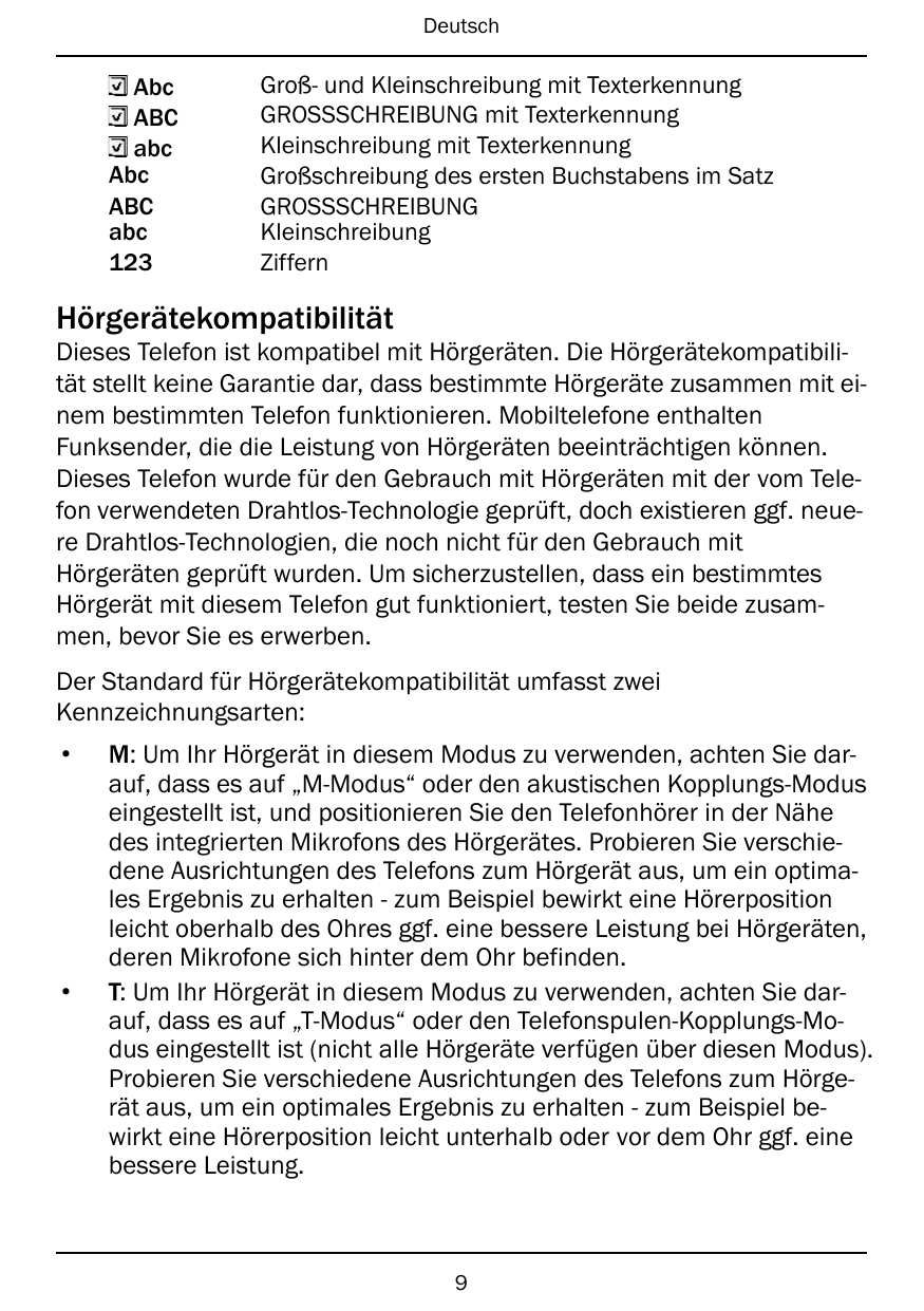 DeutschAbcABCabcAbcABCabc123Groß- und Kleinschreibung mit TexterkennungGROSSSCHREIBUNG mit TexterkennungKleinschreibung mit Text