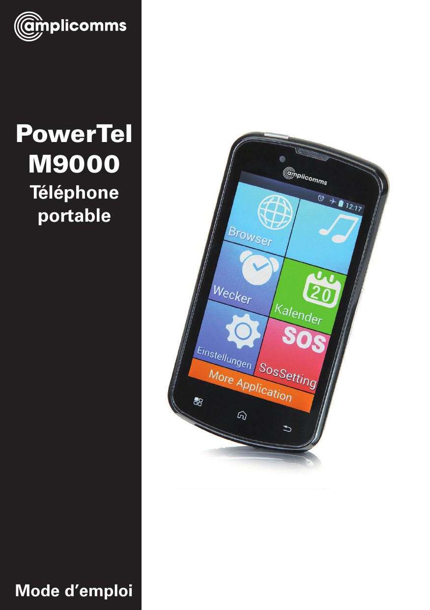 PowerTelM9000TéléphoneportableMode d’emploi