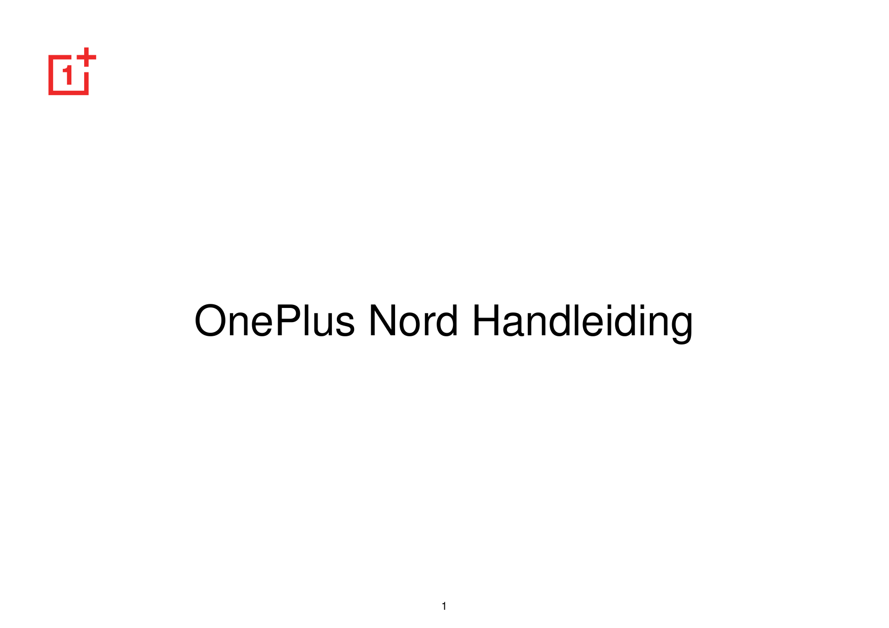 OnePlus Nord Handleiding1